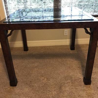Glass Top Table