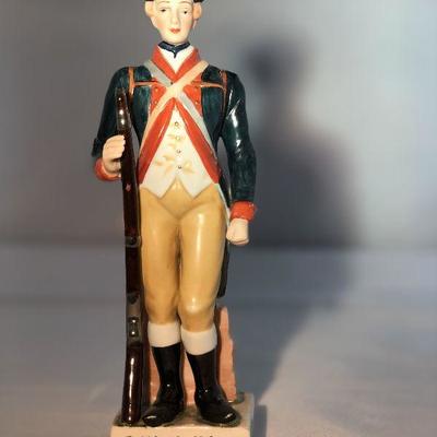 Two Vintage Revloutionary War figurines by Andrea