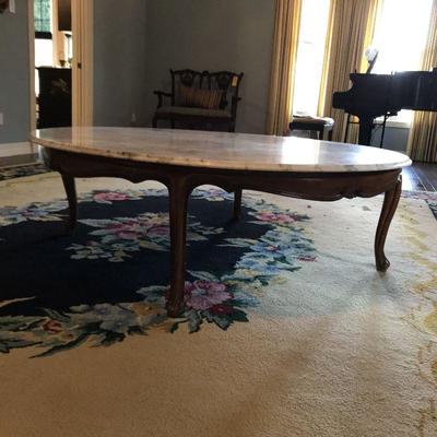 Round Marble Coffee Table 