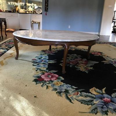 Round Marble Coffee Table 