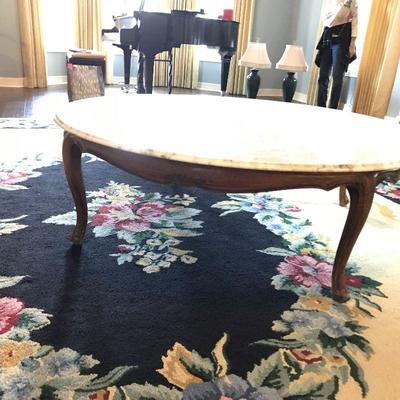 Round Marble Coffee Table 
