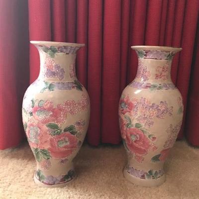 A pair of Chinese Urns 