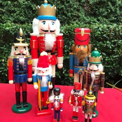 Lot of 8 Nutcrackers 