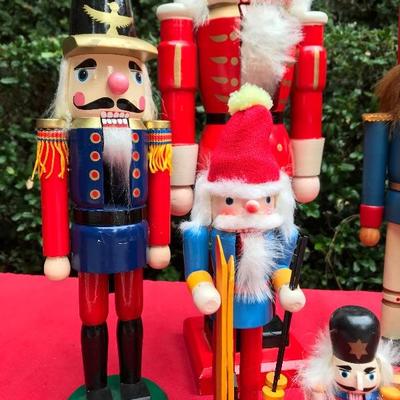 Lot of 8 Nutcrackers 