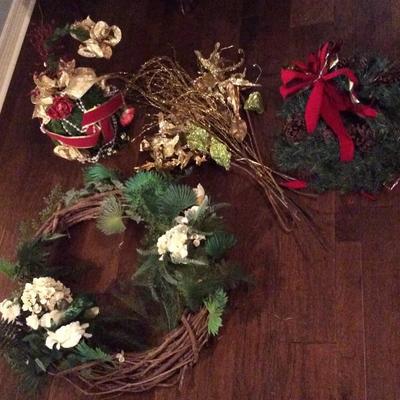 Christmas Swags, Wreaths, & Ribbon
