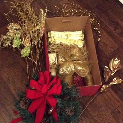 Christmas Swags, Wreaths, & Ribbon