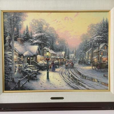 Lot 15 - Thomas Kinkade Framed Artwork 