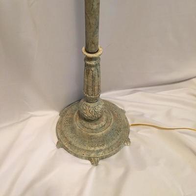 Lot 16 - Side Table & Floor Lamp