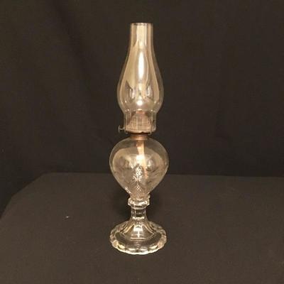 Lot 18 - Globes & Oil Lamps