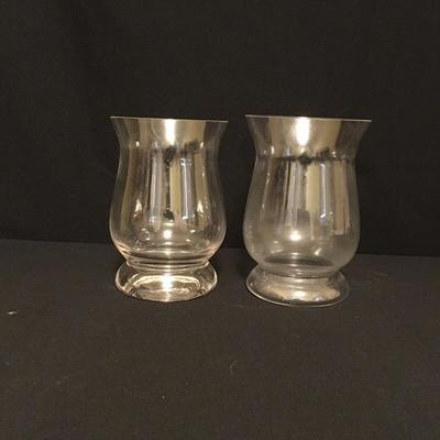 Lot 18 - Globes & Oil Lamps