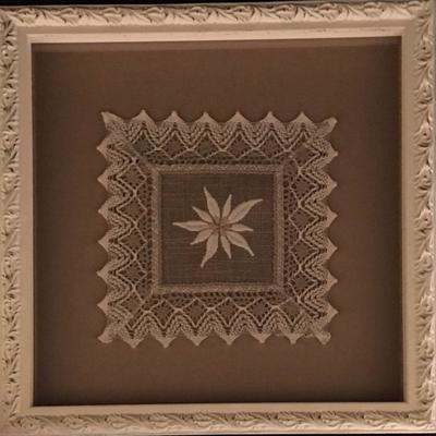 Lot 21 - Framed Lace & More