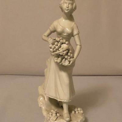 Lot 47 - Belleek Vase & Figurines