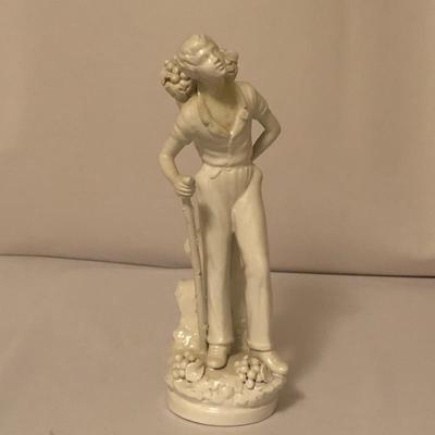 Lot 47 - Belleek Vase & Figurines