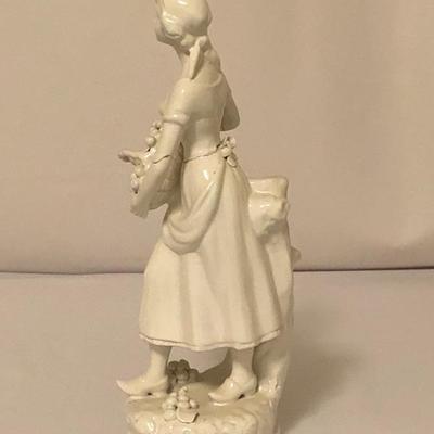 Lot 47 - Belleek Vase & Figurines