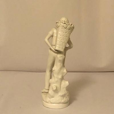 Lot 47 - Belleek Vase & Figurines