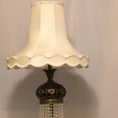 Lot 49 - Large Brass Ornate Lamp