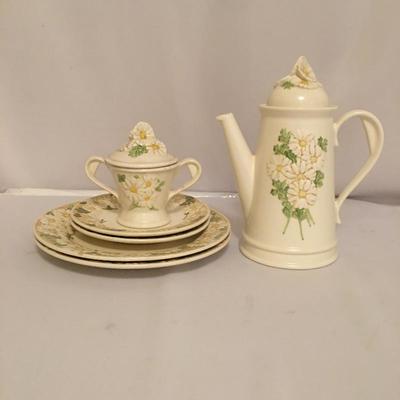  Lot 69 - Daisy Dishes & Weymouth Canister