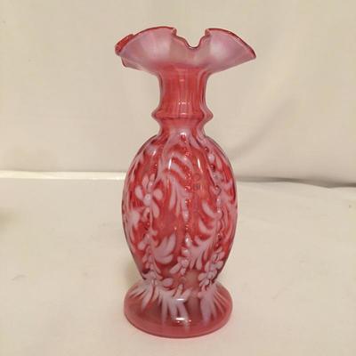 Lot 75 - Trio of Fenton Vases