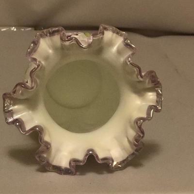 Lot 84- Fenton Purple Flowers