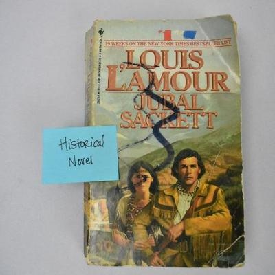 4 Paperback Books: Historical Novel, Military Memoir, & 2 Westerns