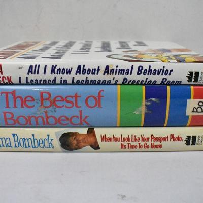 3 Hardcover Books by Erma Bombeck: All I Know About Animal Behavior...