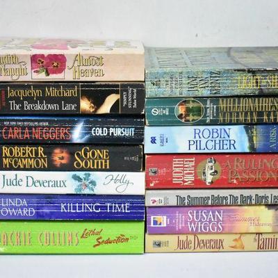 14 Paperback Books, Romance & Romantic Suspense: Almost Heaven -to- The Taming