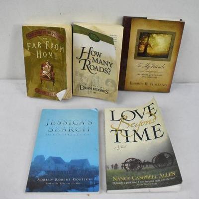 5 Religious LDS Books: Far From Home -to- Love Beyond Time