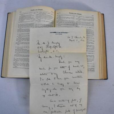 Vintage 1929 Hardcover Book Chaucer's Works