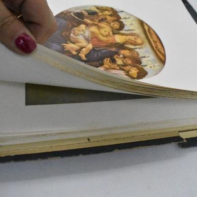 100 Reproductions of the World's Great Paintings, Unbound, Text - Box Damage