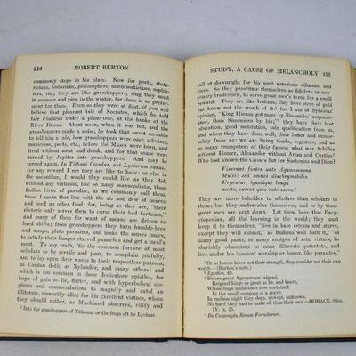 The Modern Students' Library, 17th Century Essays, Hardcover Book - Vintage 1926