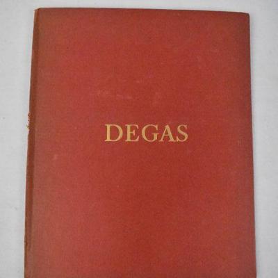 Edgar Degas by Camille Mauclair - Vintage 1945 Hardcover Book