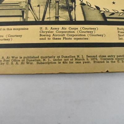 USA at War, America on the Offensive Magazine - Vintage 1942 Fragile