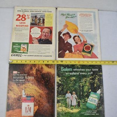 4 Large Magazines of Life Magazine - Vintage 1941 and 1960