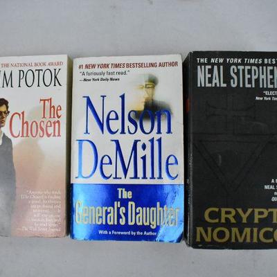 5 Paperback Fiction Books: The Chosen -to- The Kill Artist