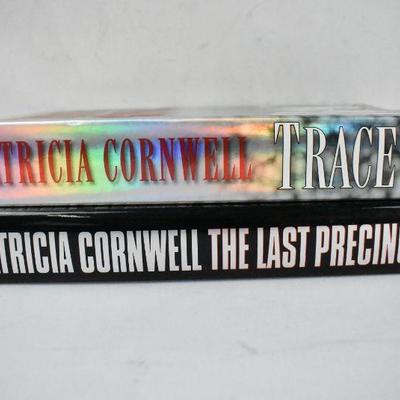 2 Hardcover Books by Patricia Cornwell: Trace & The Last Precinct