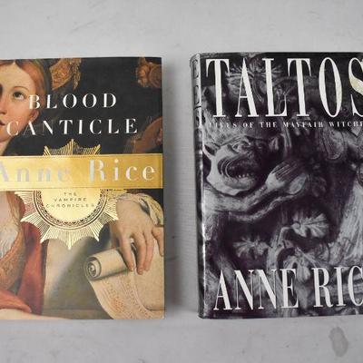 3 Hardcover Books by Anne Rice: Vittorio the Vampire -to- Taltos