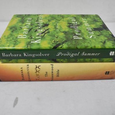 2 Hardcover Books by Barbara Kingsolver: Prodigal Summer & The Poisonwood Bible