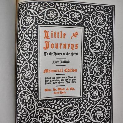 The COMPLETE Little Journeys 14 Volume Set by Elbert Hubbard