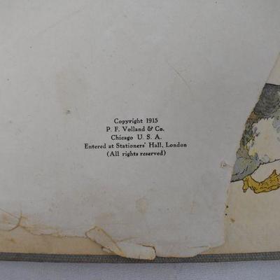 Mother Goose - Antique 1915, Large Hardcover, BInding Issues as Pictured