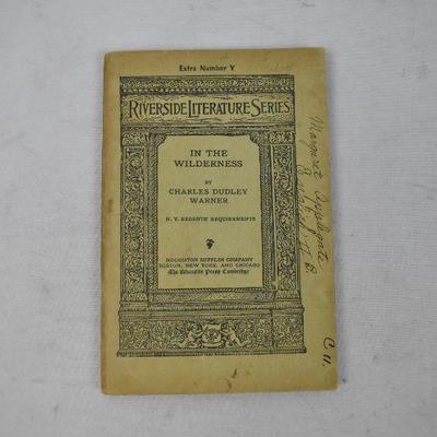 In the Wilderness by Charles Dudley Warner - Antique 1906 Paperback
