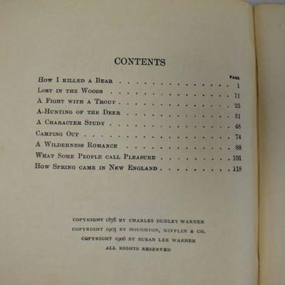 In the Wilderness by Charles Dudley Warner - Antique 1906 Paperback