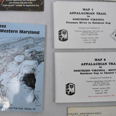 Miscellaneous Maps of Appalachian Trails from 1973-1998