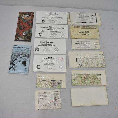 Miscellaneous Maps of Appalachian Trails from 1973-1998