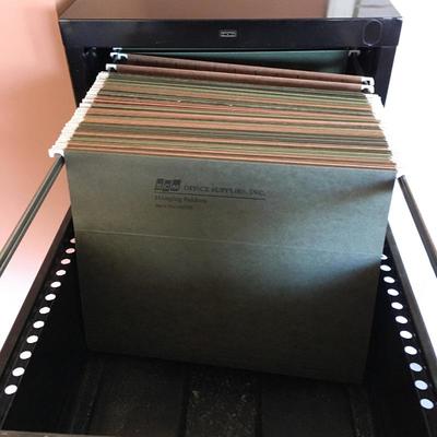 Lot 9 - HON Metal File Cabinet 