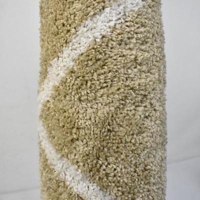 5' x 7' Diamond Design Area Rug by Mainstays, Tan & Cream - New, $50 @ Walmart