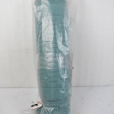 3 Piece Teal Rugs by Mainstays Dylan Solid Pattern Accent Rug Set - New