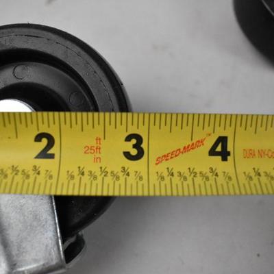 8 Caster Wheels: Four 2.75", One 3.5", and Three 2.875" - New