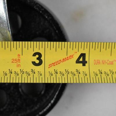 8 Caster Wheels: Four 2.75", One 3.5", and Three 2.875" - New