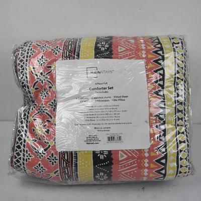 8 Piece Full Size Dauphine Bed In A Bag by Mainstays - New, $45 Retail