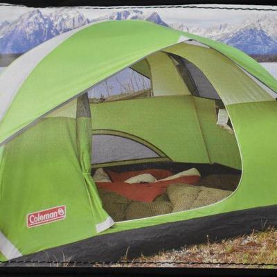 Coleman Sundome 2-Person Dome Tent, Green - New, $48 Retail